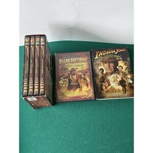 Indiana Jones DVD Lot Set of 6 – Complete Adventures, Kingdom of the Crystal Sku